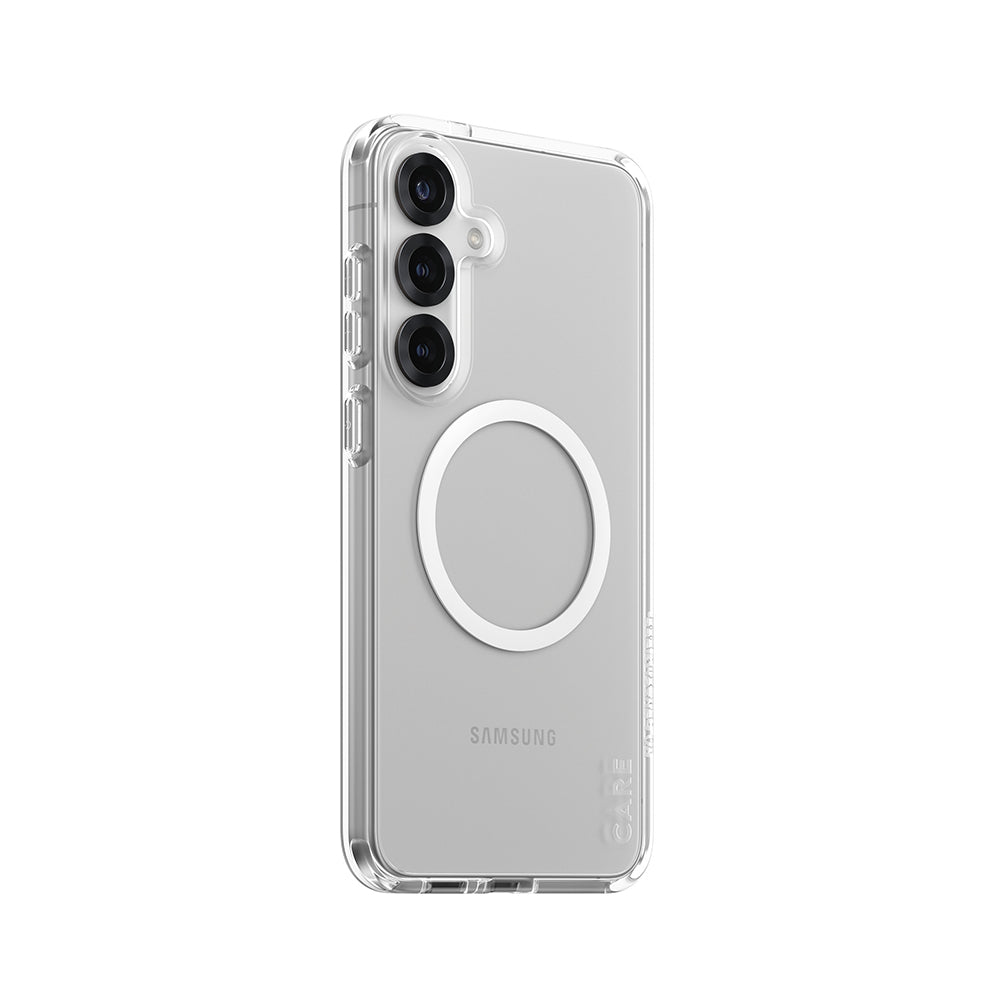 Deksel for Samsung Galaxy S25+ S936, PanzerGlass, Care Urban Combat, Transparent Hvit