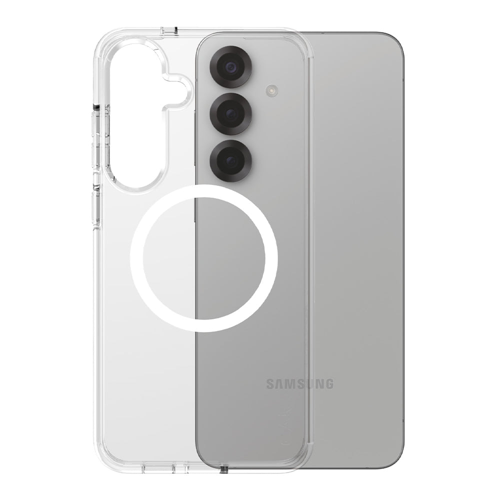 Deksel for Samsung Galaxy S25+ S936, PanzerGlass, Care Urban Combat, Transparent Hvit