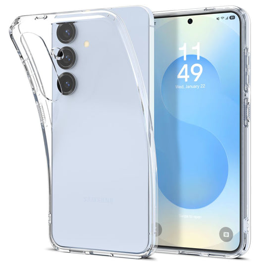 Deksel for Samsung Galaxy S25+ S936, Spigen, Liquid Crystal, Gjennomsiktig