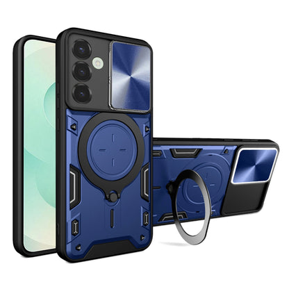 Deksel for Samsung Galaxy S25+ S936, Techsuit, CamGuard Pro, Blå