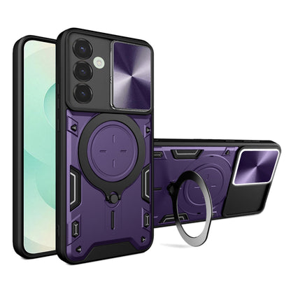 Deksel for Samsung Galaxy S25+ S936, Techsuit, CamGuard Pro, Lilla