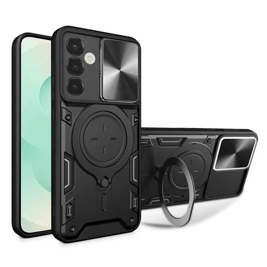 Deksel til Samsung Galaxy S25+ S936, Techsuit, CamGuard Pro, Svart