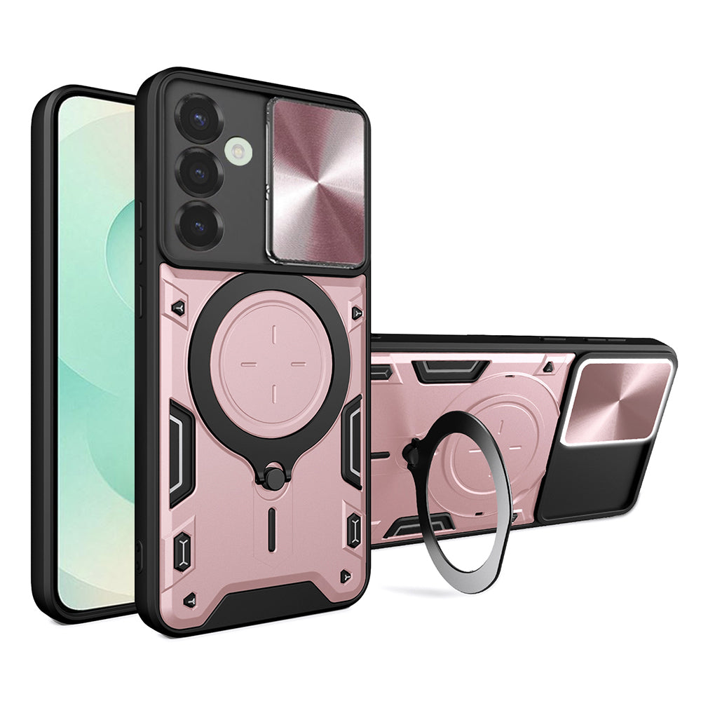 Deksel til Samsung Galaxy S25+ S936, Techsuit, CamGuard Pro, Rosa Gull