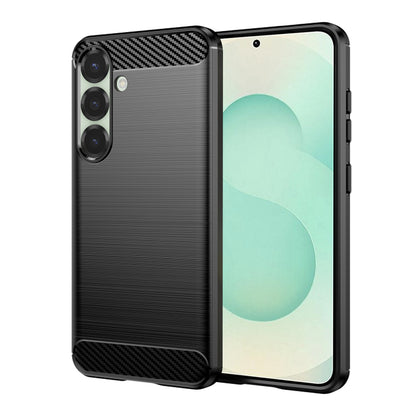 Deksel til Samsung Galaxy S25+ S936, Techsuit, Karbon, Svart