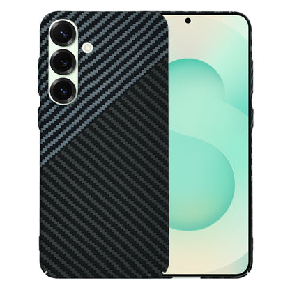 Deksel for Samsung Galaxy S25+ S936, Techsuit, Carbonite FiberShell, Svart Grå