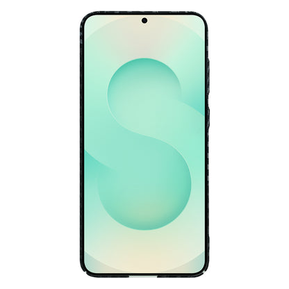 Deksel for Samsung Galaxy S25+ S936, Techsuit, Carbonite FiberShell, Svart Grå