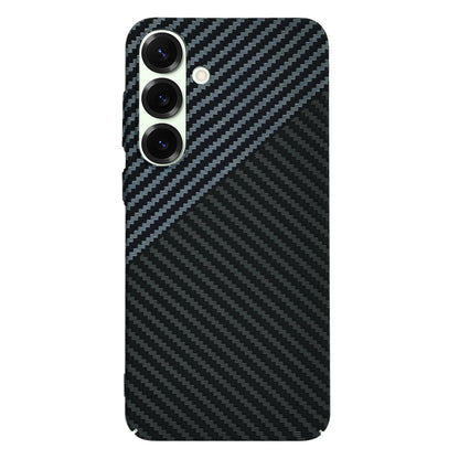 Deksel for Samsung Galaxy S25+ S936, Techsuit, Carbonite FiberShell, Svart Grå