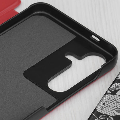 Deksel for Samsung Galaxy S25+ S936, Techsuit, eFold, Rød
