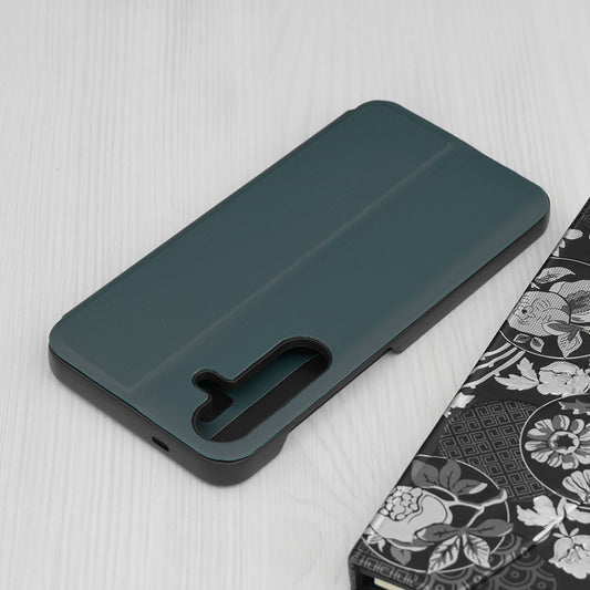 Deksel for Samsung Galaxy S25+ S936, Techsuit, eFold, Grønn