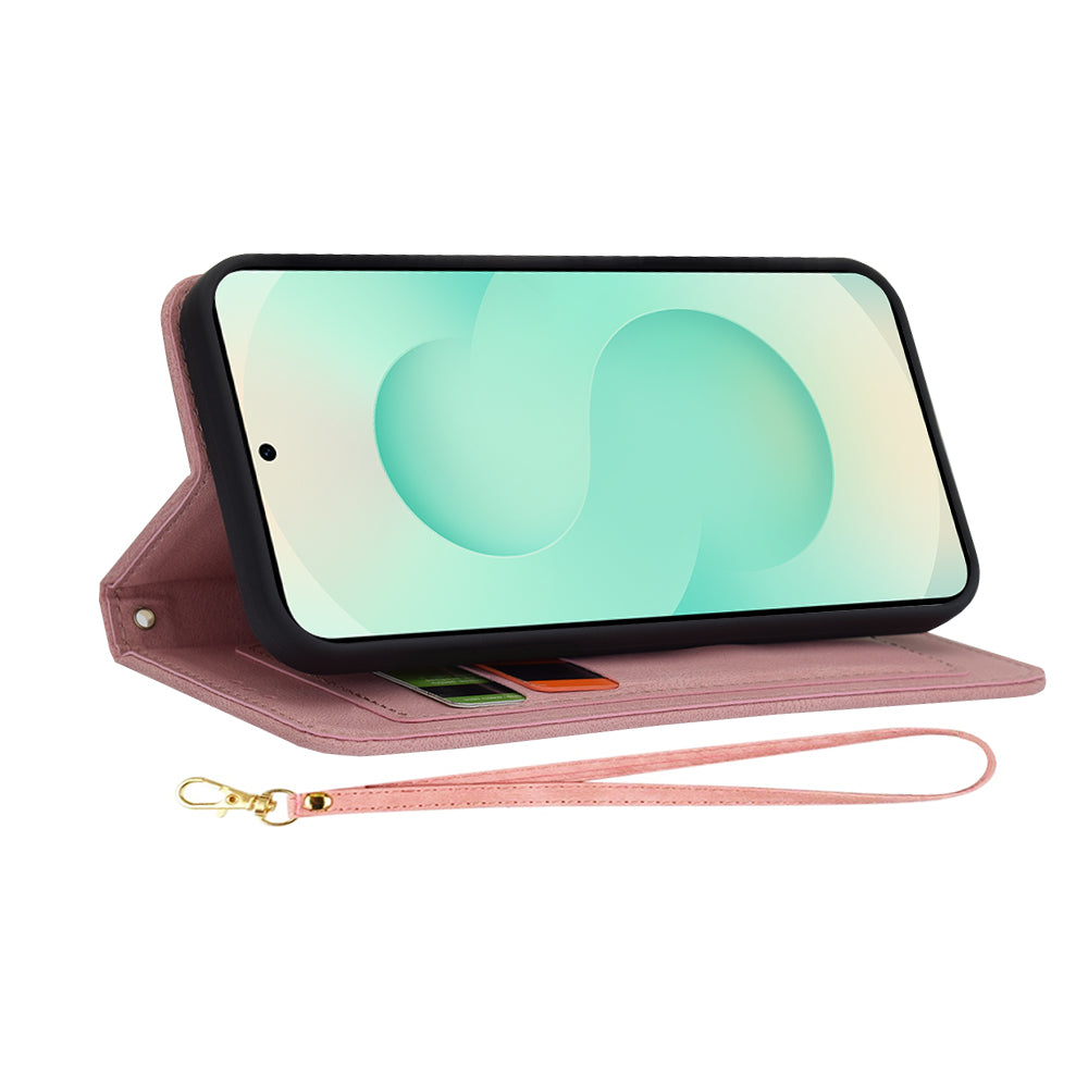 Deksel til Samsung Galaxy S25+ S936, Techsuit, FlipCraft, Rosa