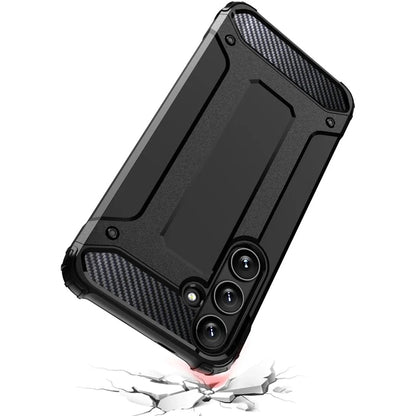 Deksel for Samsung Galaxy S25+ S936, Techsuit, Hybrid Armor, Svart