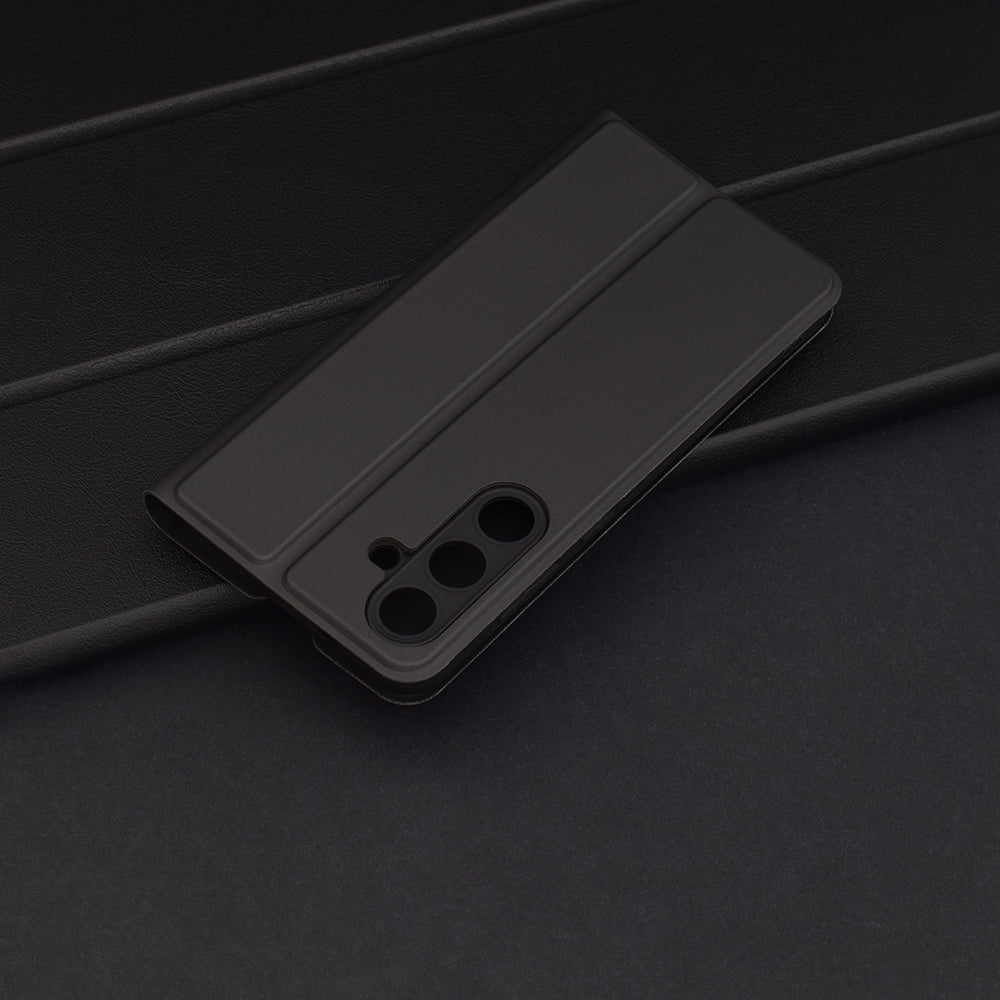 Deksel til Samsung Galaxy S25+ S936, Techsuit, Magskin Book, Svart