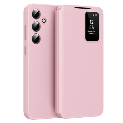 Deksel for Samsung Galaxy S25+ S936, Techsuit, SmartView, Rosa