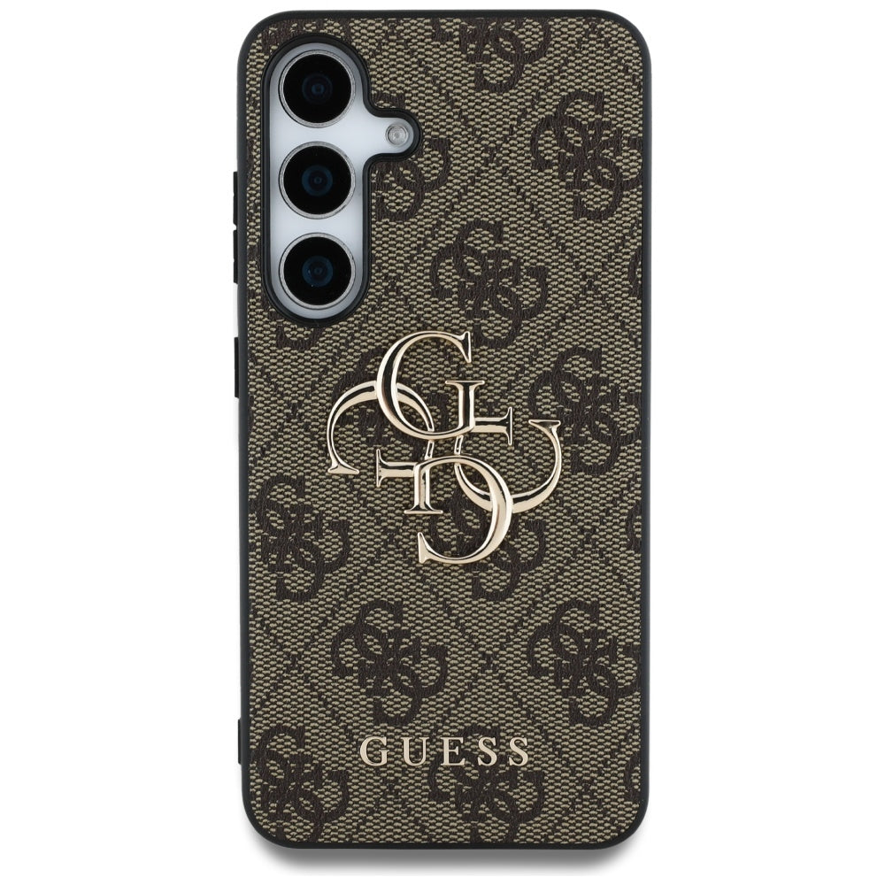Deksel for Samsung Galaxy S25 S931, Guess, 4G Big Logo, Brun