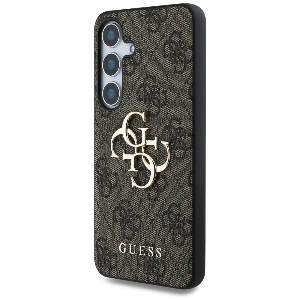 Deksel for Samsung Galaxy S25 S931, Guess, 4G Big Logo, Brun