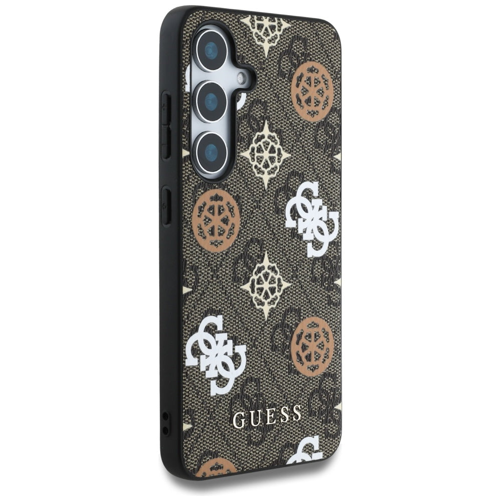Deksel for Samsung Galaxy S25 S931, Guess, 4G Peony, Brun