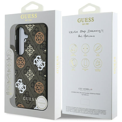 Deksel for Samsung Galaxy S25 S931, Guess, 4G Peony, Brun