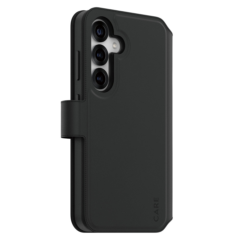 Deksel for Samsung Galaxy S25 S931, PanzerGlass, Care Feature Tango Two-in-One, Svart