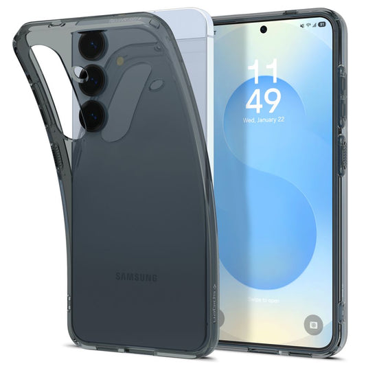 Deksel for Samsung Galaxy S25 S931, Spigen, Liquid Crystal, Røykfarget