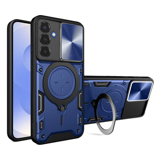 Deksel til Samsung Galaxy S25 S931, Techsuit, CamGuard Pro, Blå