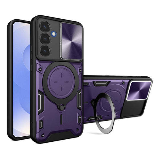 Deksel til Samsung Galaxy S25 S931, Techsuit, CamGuard Pro, Lilla
