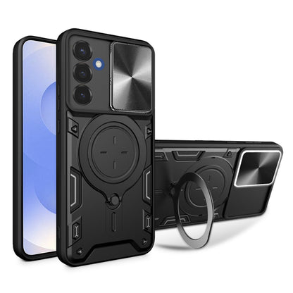 Deksel for Samsung Galaxy S25 S931, Techsuit, CamGuard Pro, Svart