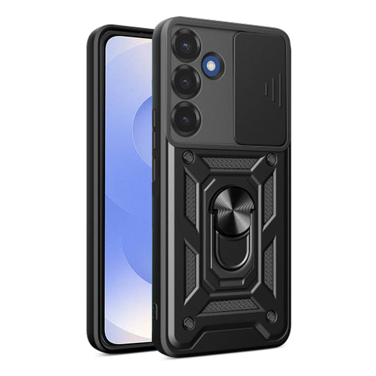 Deksel for Samsung Galaxy S25 S931, Techsuit, CamShield, Svart