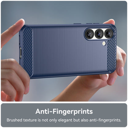 Deksel til Samsung Galaxy S25 S931, Techsuit, Karbon, Blå