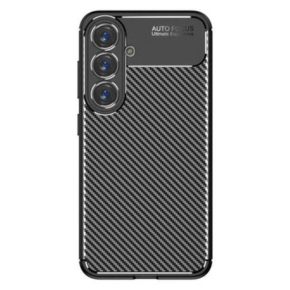 Deksel til Samsung Galaxy S25 S931, Techsuit, Karbonfiber, Svart