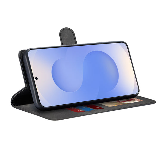 Deksel for Samsung Galaxy S25 S931, Techsuit, Diary Book, Svart