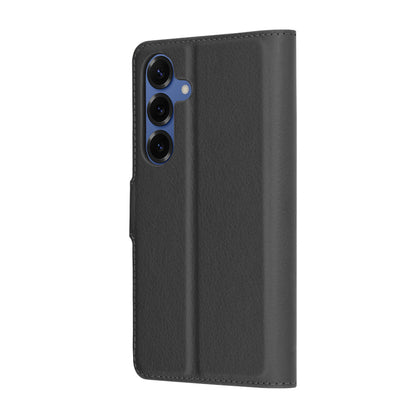 Deksel for Samsung Galaxy S25 S931, Techsuit, Leather Folio, Svart