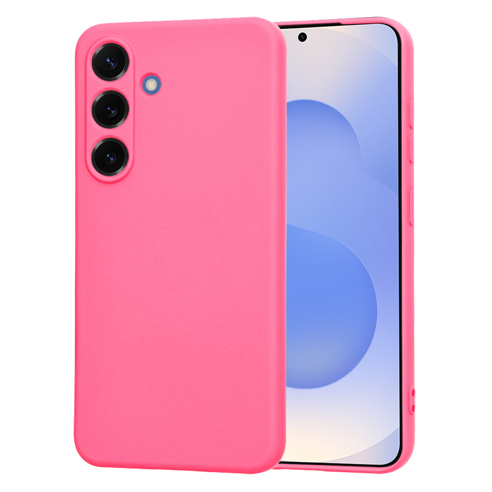 Deksel til Samsung Galaxy S25 S931, Techsuit, SoftFlex, Mørk Rosa