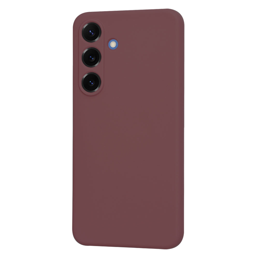 Deksel til Samsung Galaxy S25 S931, Techsuit, SoftFlex, Burgunder