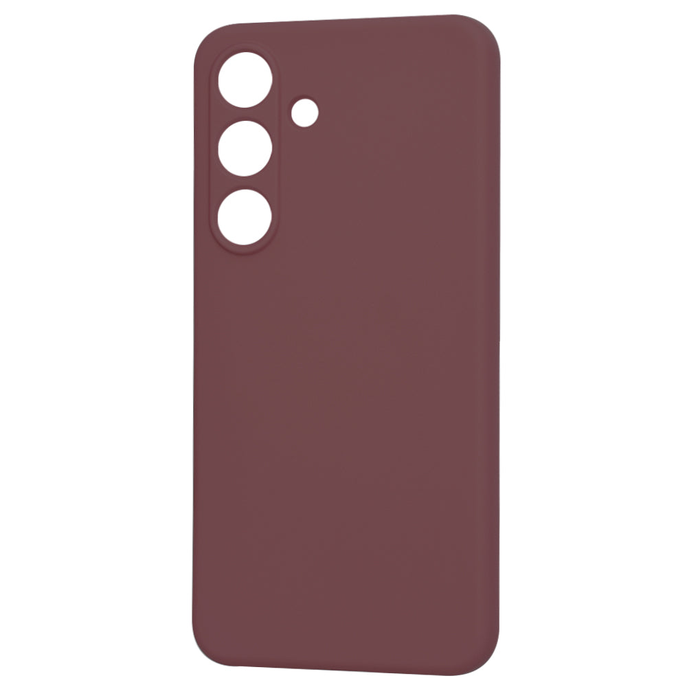 Deksel til Samsung Galaxy S25 S931, Techsuit, SoftFlex, Burgunder