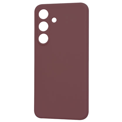 Deksel til Samsung Galaxy S25 S931, Techsuit, SoftFlex, Burgunder