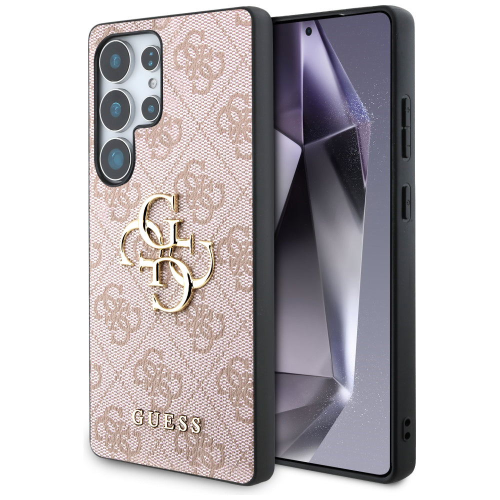 Deksel for Samsung Galaxy S25 Ultra S938, Guess, 4G Big Logo, Rosa