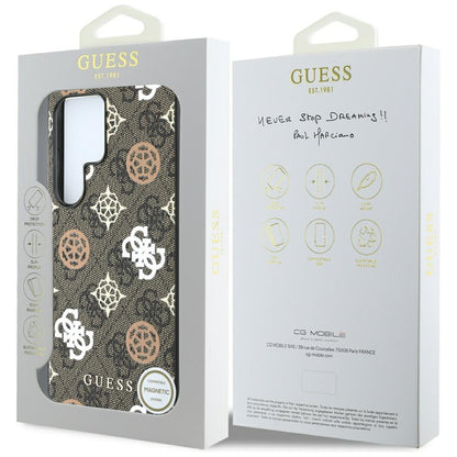 Deksel for Samsung Galaxy S25 Ultra S938, Guess, 4G Peony, Brun
