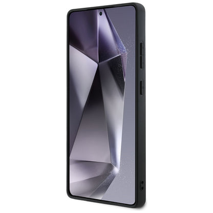 Deksel for Samsung Galaxy S25 Ultra S938, Guess, Grained Hot Stamp 4G Triangle, Svart