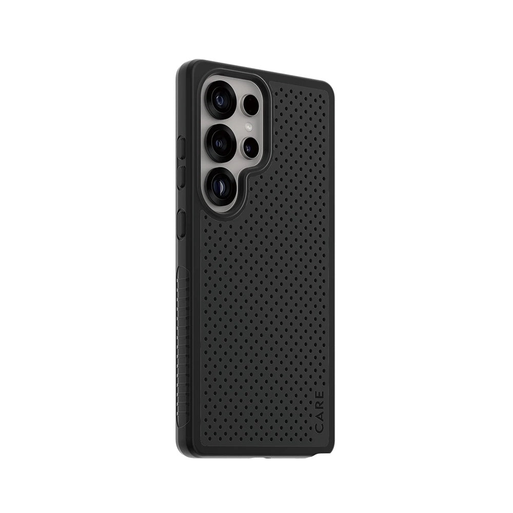 Deksel for Samsung Galaxy S25 Ultra S938, PanzerGlass, Care Feature Heat Beat, Svart