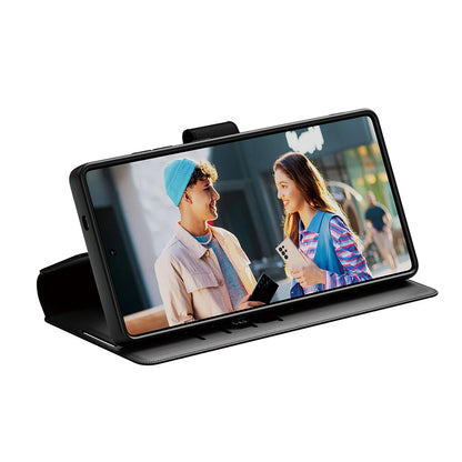Deksel for Samsung Galaxy S25 Ultra S938, PanzerGlass, Care Feature Kickstand Wallet, Svart