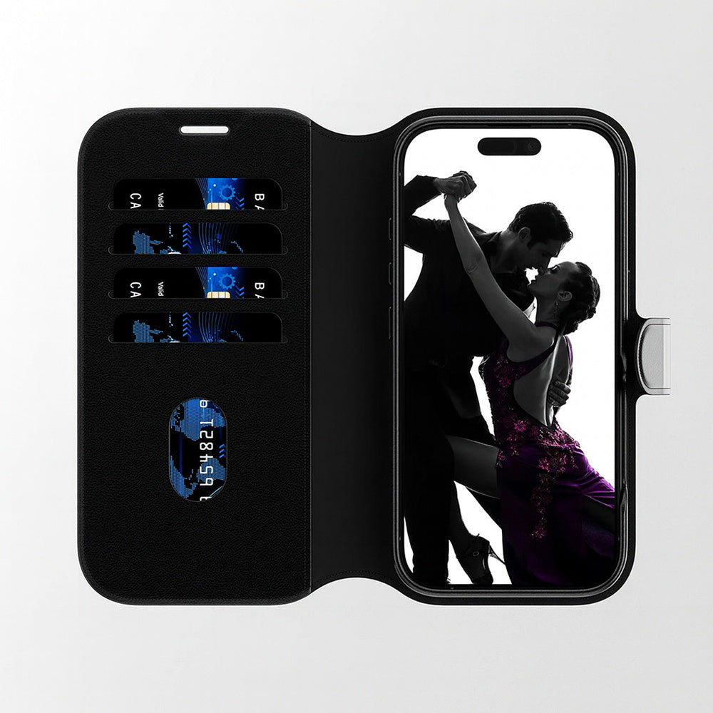 Deksel for Samsung Galaxy S25 Ultra S938, PanzerGlass, Care Feature Tango Two-in-One, Svart