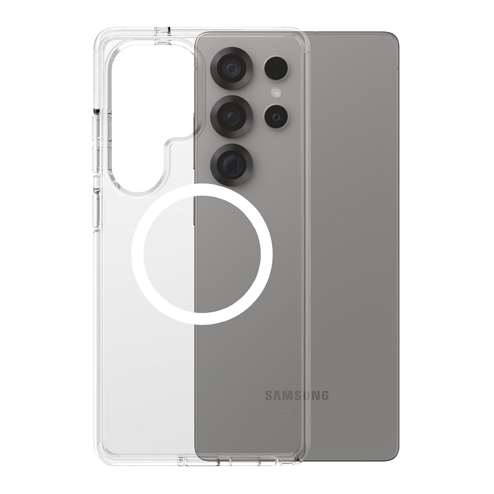 Deksel for Samsung Galaxy S25 Ultra S938, PanzerGlass, Care Urban Combat, Transparent Hvit
