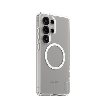 Deksel for Samsung Galaxy S25 Ultra S938, PanzerGlass, Care Urban Combat, Transparent Hvit