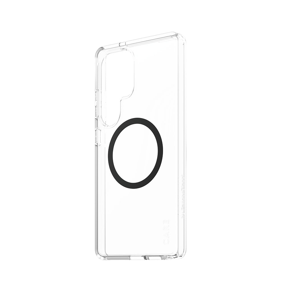 Deksel for Samsung Galaxy S25 Ultra S938, PanzerGlass, Care Urban Combat, Svart Gjennomsiktig