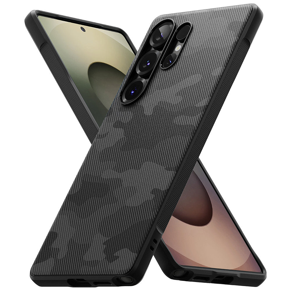 Deksel for Samsung Galaxy S25 Ultra S938, Ringke, Onyx Design, Camouflage