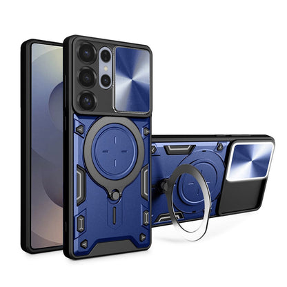 Deksel for Samsung Galaxy S25 Ultra S938, Techsuit, CamGuard Pro, Blå