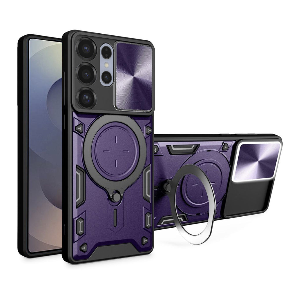 Deksel til Samsung Galaxy S25 Ultra S938, Techsuit, CamGuard Pro, Lilla
