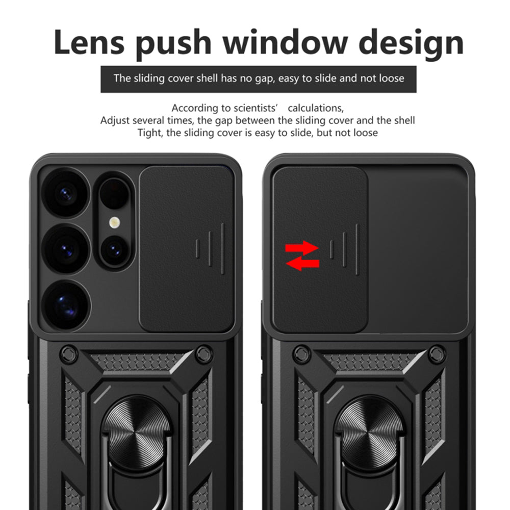 Deksel til Samsung Galaxy S25 Ultra S938, Techsuit, CamShield, Grønn