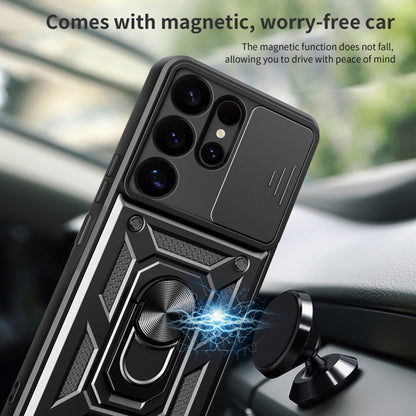 Deksel til Samsung Galaxy S25 Ultra S938, Techsuit, CamShield, Grønn