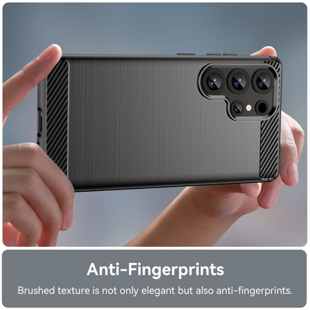 Deksel til Samsung Galaxy S25 Ultra S938, Techsuit, Karbon, Blå